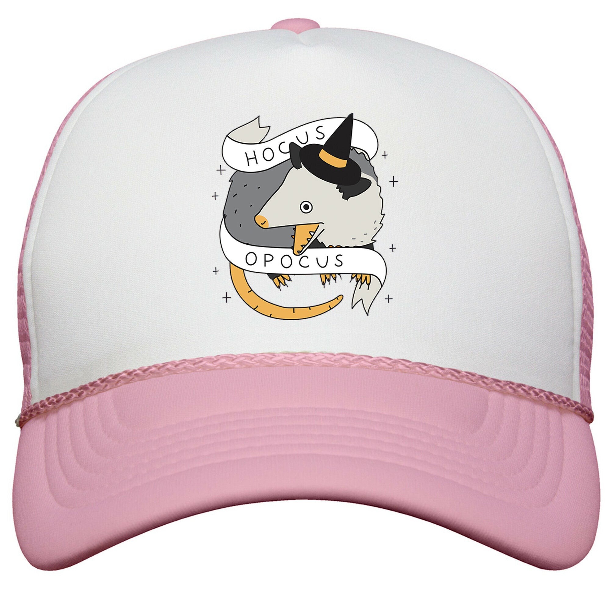 Hocus Opocus Opossum Snapback Trucker Hat